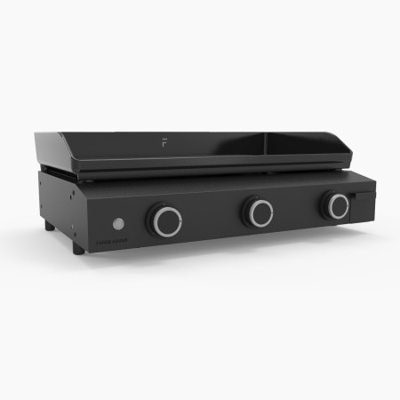 Plancha Origin Gaz Acier Noir