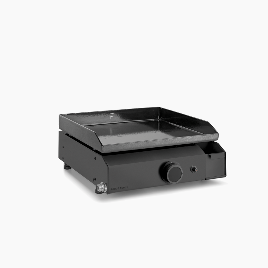 Plancha Base Gaz 45 cm Acier noir