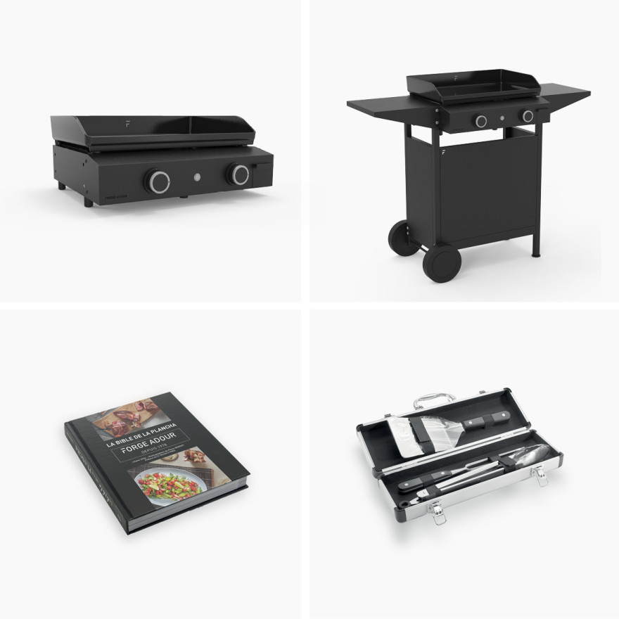 Ensemble Origin 60 Plancha et Chariot