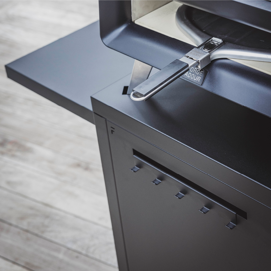 Desserte Roulante pour Four à Pizza Pro | Forge Adour