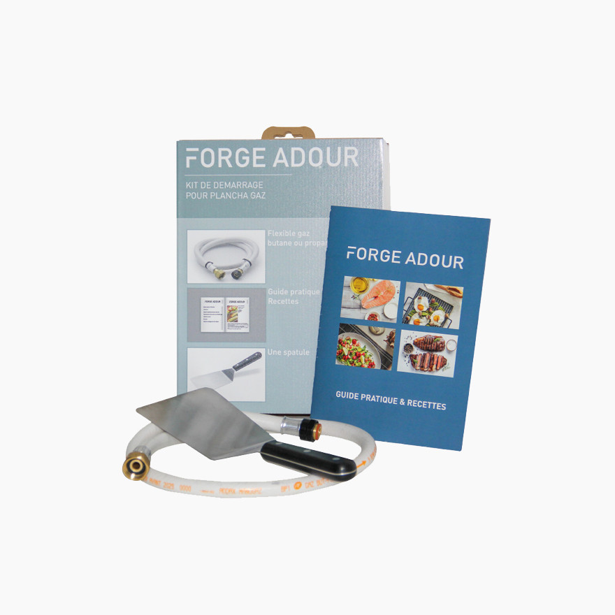 Pack Plancha Base Gaz 60, Chariot, Capot & Accessoires | Forge Adour