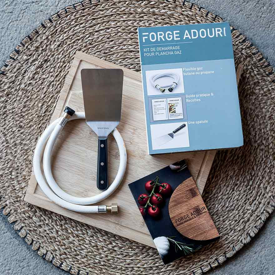 Pack Plancha Origin Gaz 60, Chariot, Capot & Accessoires | Forge Adour