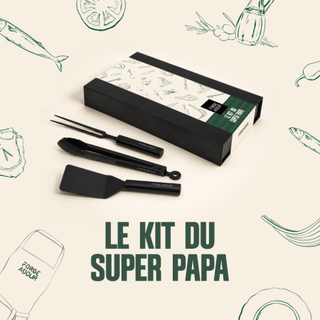 Kit Fête des Pères – 3 Ustensiles en Titane | Forge Adour