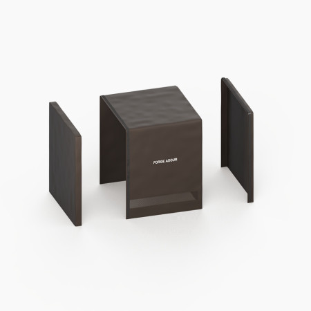 Housse modulaire cuisine extérieure comptoir bar noir | Forge Adour