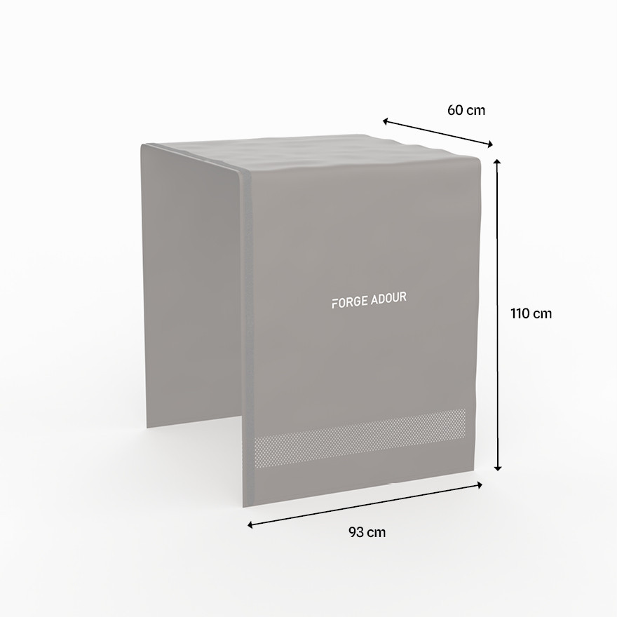 Housse modulaire cuisine extérieure noire| Forge Adour
