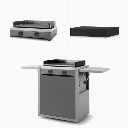 Plancha Gaz + Chariot + Capot MODERN 60 | Forge Adour