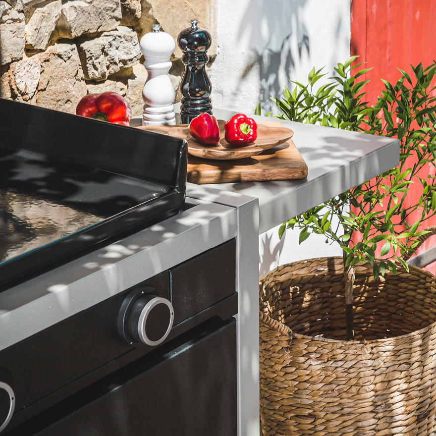 Plancha Gaz + Chariot + Capot MODERN 60 | Forge Adour