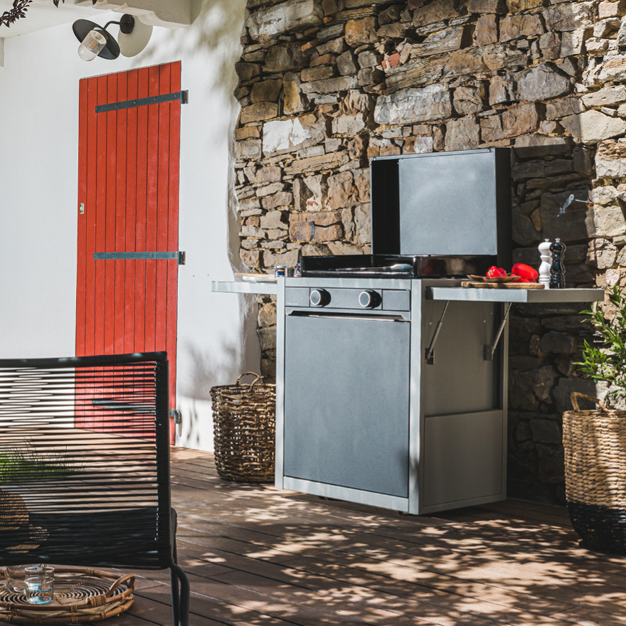 Plancha Gaz + Chariot + Capot MODERN 60 | Forge Adour