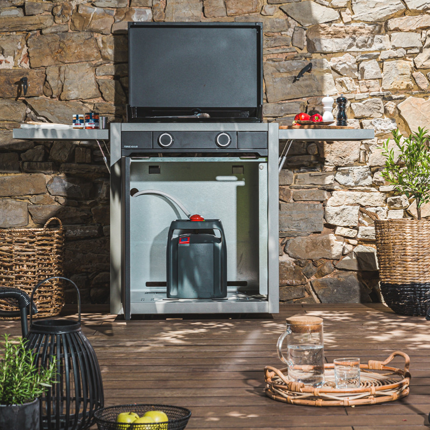 Plancha Gaz + Chariot + Capot MODERN 60 | Forge Adour