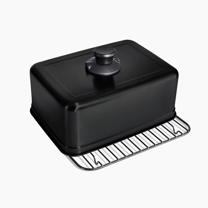 Kookdeksel en rooster van titaan