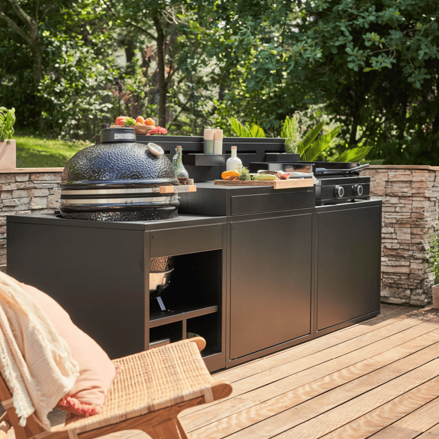 Buitenkeukenmeubel voor Kamado-barbecue