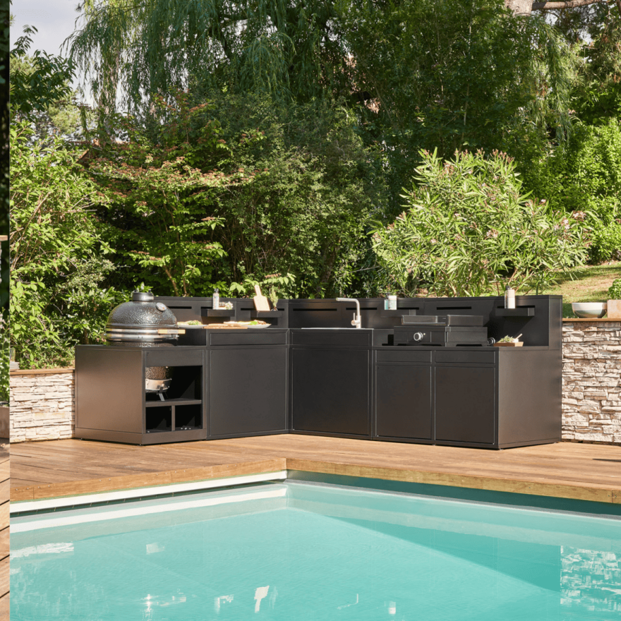 Buitenkeukenmeubel voor Kamado-barbecue