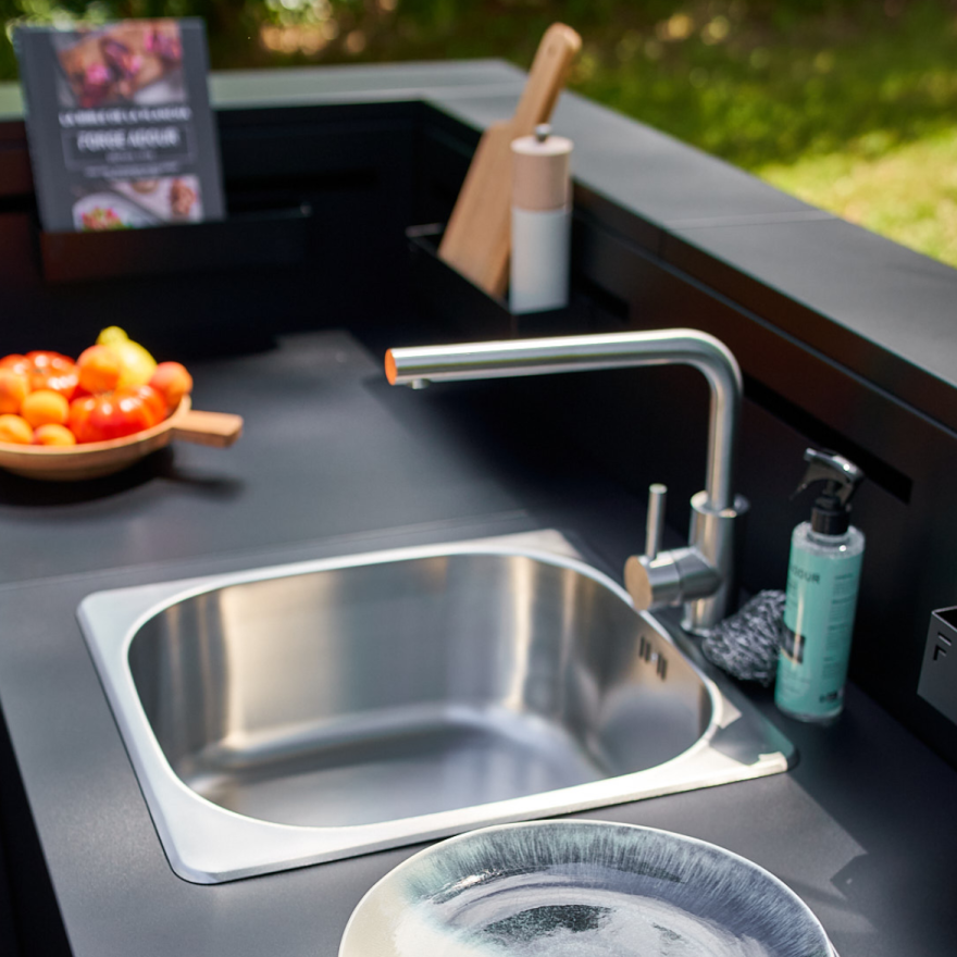 Spoelbak Module met barblad I Forge Adour