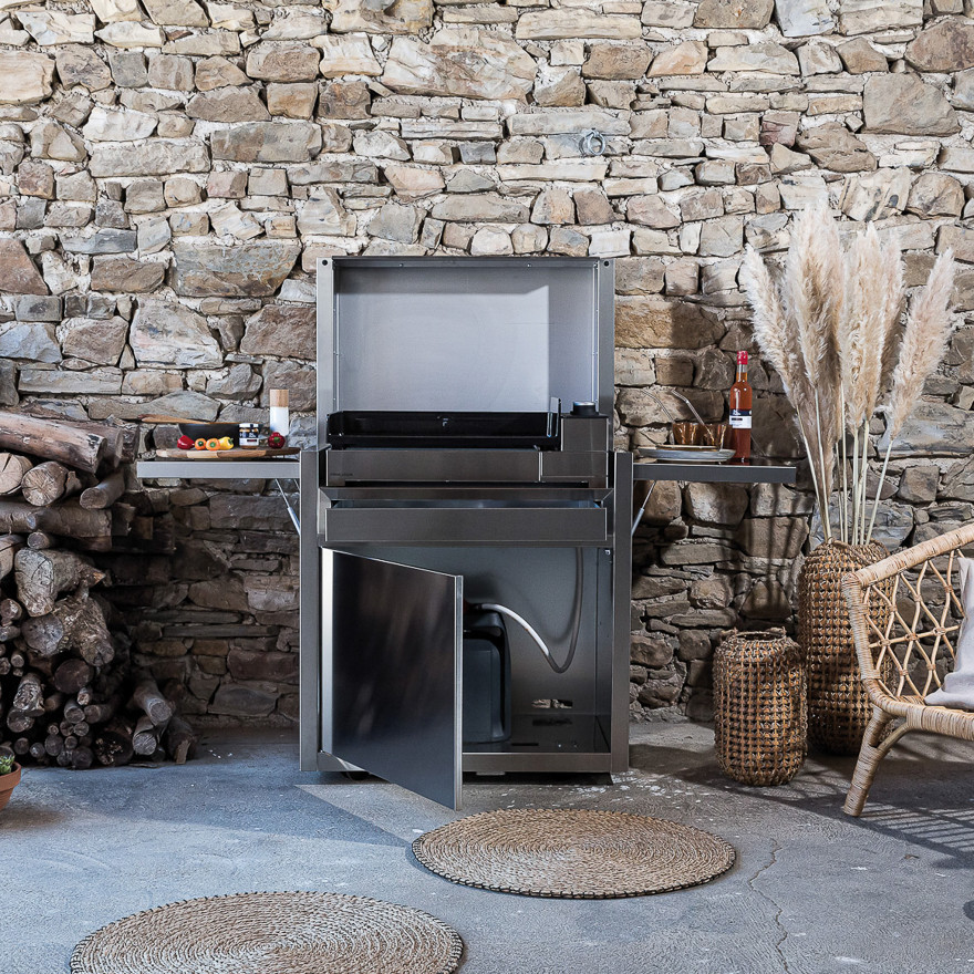 Plancha Premium Trolley I Forge Adour