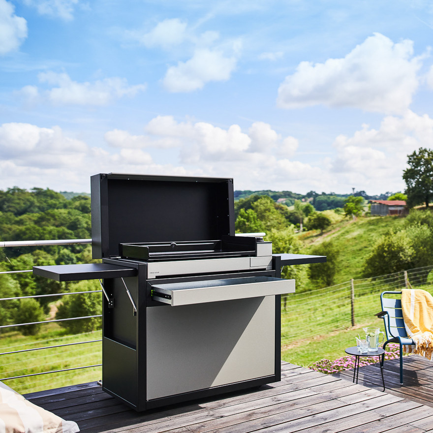 Plancha Premium Trolley I Forge Adour