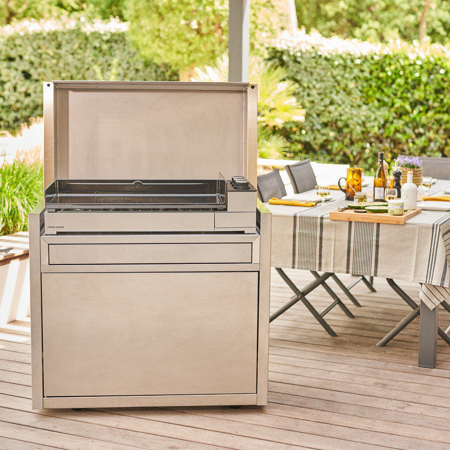 Plancha Premium Trolley I Forge Adour