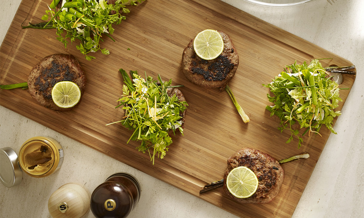 Recette plancha Steak de bœuf Thaï et salade d’herbes