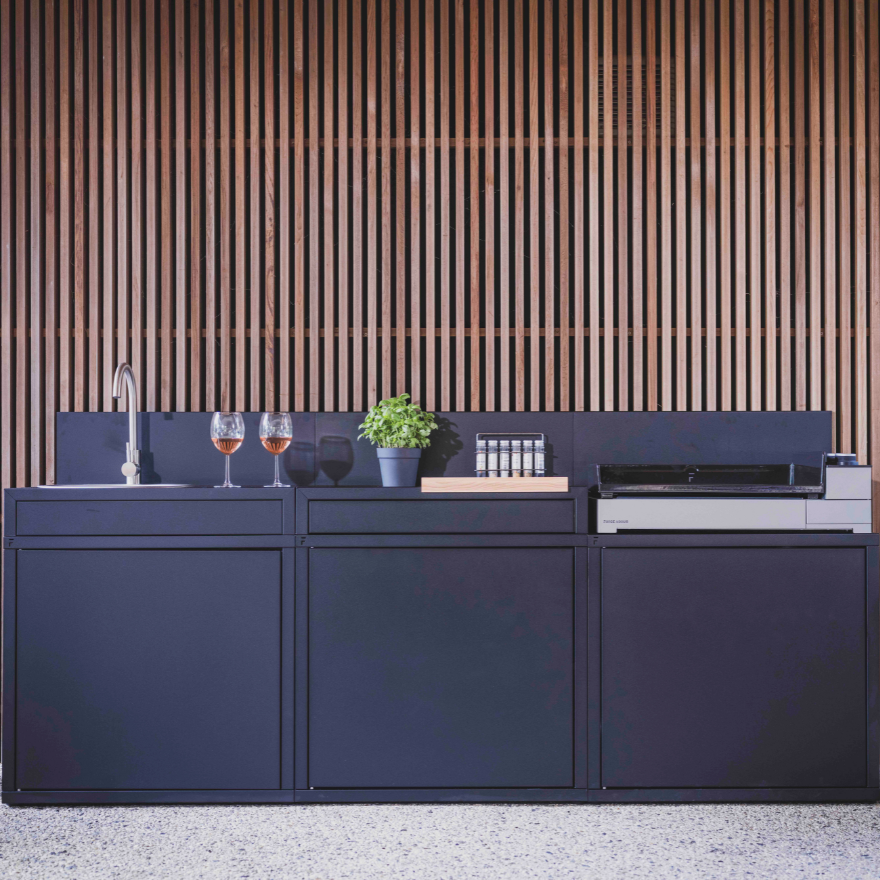 Outdoor-Küche Noire 3 Module Outdoor-Küche Noire 3 Module